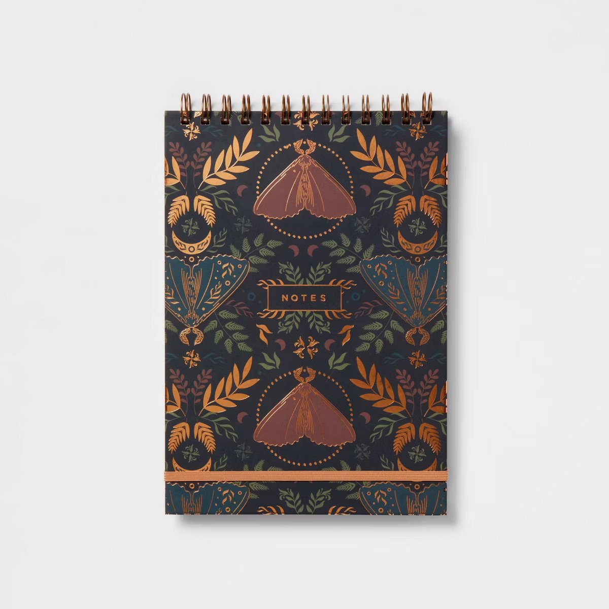 Nature Print Spiral Journal – Copper Foil Hardcover
