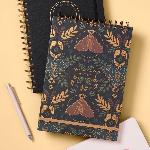Nature Print Spiral Journal – Copper Foil Hardcover - Image 2