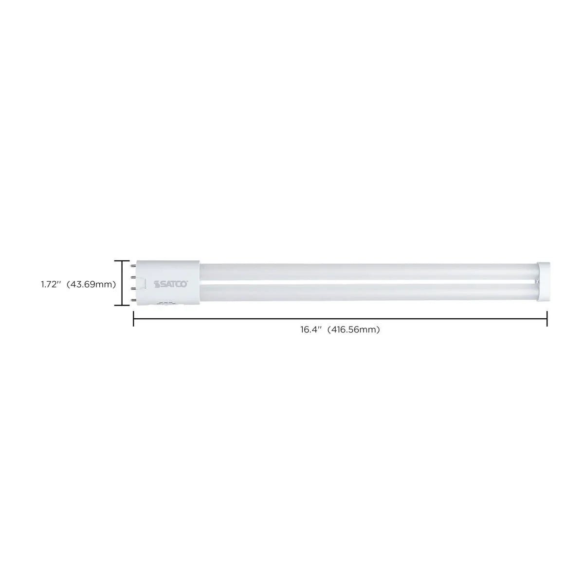 4 Pin PLL LED Lamp, 16 Watts, 2000lm, Ballast Bypass, 3000K to 6500K, 2G11 Base - Image 10
